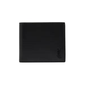 생로랑 607727 1JB0U 1000 타이니 모노그램 흑장 반지갑