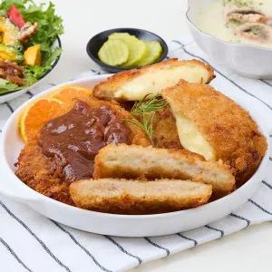 [NS홈쇼핑]제주돼지 치즈돈까스 300g X 8팩[35427472]