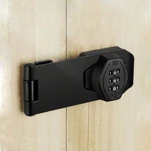 열쇠필요없는 도어락 비밀번호 경첩 커룸 사물함서랍잠금 안전잠금장치 없는 서랍장 장식장 자물쇠