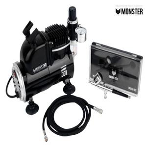 간편네일아트꾸미기 몬스터 에어브러쉬콤프세트 부스 저소음 가정용 산업용 소형 미니 콤프 COMPRESSOR