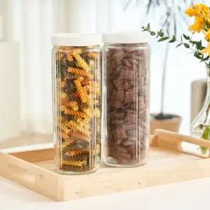 홈빙 유리병 밀폐용기 발효용기 화분병 보관용 쨈병 과일첨병 1000ml, 1개