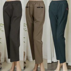엄마옷 바지 정장 밴딩 팬츠 중년여성옷 할머니옷 빅사이즈 아줌마옷 봄 여름 가을 겨울 생신 선물 38 40 44 인