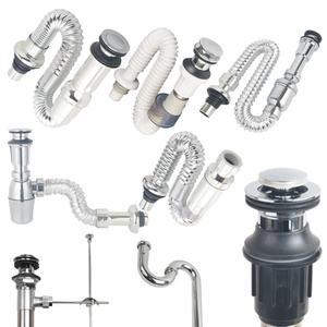 세면대배수관 부속 세면기 부품 부속품 자동폽업 아이트랩 배수관 폽업 트랩