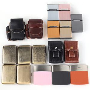 e세상 요즘 필수 담배케이스 가죽 메탈 슬림 에세