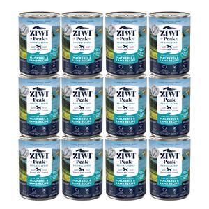 지위픽  독 캔 식품 고등어 양고기 390g x 12개