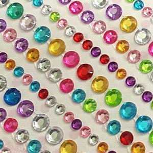 원형혼합 큐빅스티커