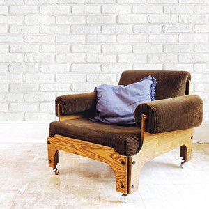 [매직픽스]DIY 인테리어 벽돌 시트지 소프트화이트 브릭(DBS-24)