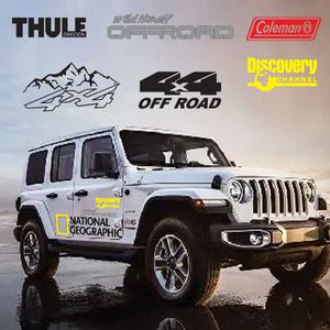 내셔널 디스커버리 캠핑카 자동차스티커 시마노 지루미스  라이프가드 등산 낚시 대형트럭 주문제작