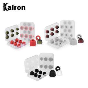 칼론 메모리폼+실리콘 이어폰 이어팁 고급 이어캡 마개 보조캡 인이어 소음차단 보호 귀안아픈 커버 추천