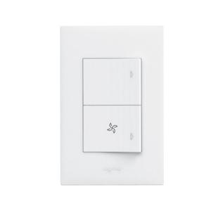 르그랑 아펠라 환풍기 스위치 2구 _화이트