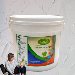 선샤인 천연페인트(미장재)4리터-벽지 도배 규조토 공기정화 셀프시공