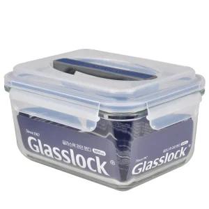 글라스락 사각핸디 유리밀폐용기1800ml