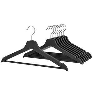 스푼맘 부메랑 원목 옷걸이 블랙 8p/우드/나무