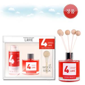 라비에 허브타임 차량용선물세트_레드프룻/ 디퓨저방향제/실내용/리필/자동차