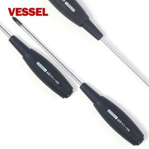 베셀 고무그립 드라이버 No.610 P1x100(+) 십자 도라이버 도라이바 수작업공구