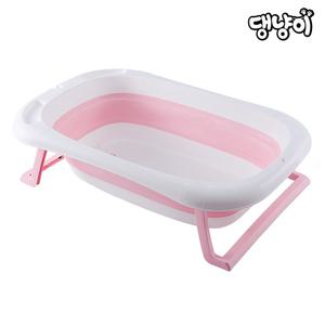 댕냥이 반려동물 1단 접이식 욕조 핑크 / 강아지욕조