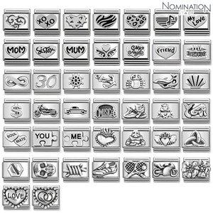 [노미네이션]컴포저블 클래식 심볼 실버 링크 330101 (택1) 남자 여자 커플 팔찌 선물 우정