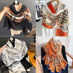 비스코스 롱 스카프 부드러운 감촉 광폭 머플러 숄 여성 선물 26종