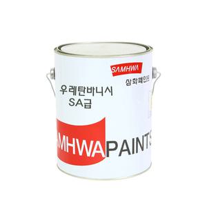 삼화페인트 목재용 유성니스 우레탄바니시 S급 4L 투명 유광