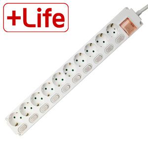 국산 KC인증 10구 개별스위치 멀티탭 5m