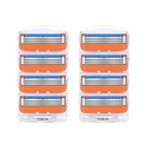 (무료배송) 토비메모리 질레트 면도날 호환전용 퓨전파워 2팩 (8입)