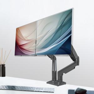 노스바유 NB F160D 듀얼 모니터암 거치대 매트차콜