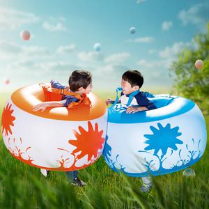 BW 52222 에어봉봉 오렌지+블루 세트/에어장난감/키즈카페/범퍼볼/몸통박치기/버블슈트