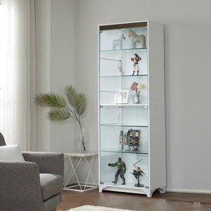 [모던탑21]프렌즈 600-6단 유리 장식장 피규어 진열장 거실 수납장
