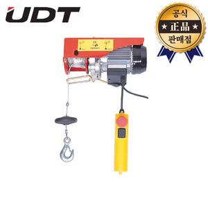 UDT 미니윈치 12m UW500-12 UW600-12 전동 윈치 호이스트 운반 하역