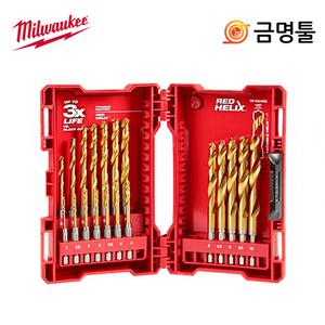 밀워키 48-89-4860 티타늄드릴비트세트19pcs 임팩육각타입 2-10mm드릴빗트