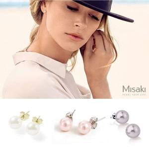 [본사정품] 미사키 진주귀걸이 14종 / 면세점 베스트 판매상품 (QCREGREYBLUE/QCREPEACHPINK 모델 제외)