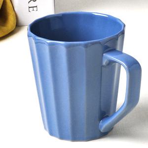 빈티지블루 머그컵 국산 감성 도자기 카페 커피 머그잔