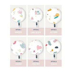 16인치 선풍기 커버 북유럽풍 일러스트 EVA 비닐 덮개 방수 보관 망
