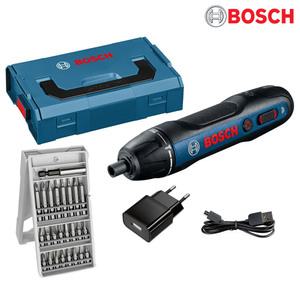 BOSCH 휴대용 미니 충전스크류드라이버 GO (3.6V 1.5Ah) 하드케이스/비트25종포함 충전드라이버