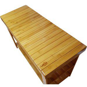 [지비유] 대나무의자겸용 신발장