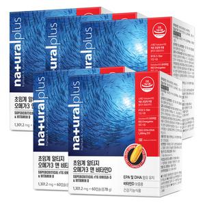 내츄럴플러스 초임계 알티지오메가3 앤 비타민d 5박스