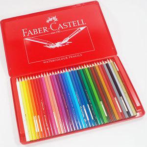 [열린화방]파버카스텔 수채색연필 틴케이스(24색/36색)/화버카스텔/수채화/색연필