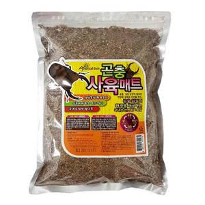 애니멀밥 곤충사육매트3L*1개 PSP 곤충 발효톱밥 장수풍댕이 사슴벌레 유충 성충 발효톱밥매트