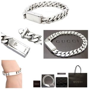 남자 구찌 ID 체인 팔찌 실버 선물 남자친구 남편 생일 기념일