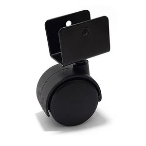 의자 회전 바퀴 1.5인치 설치 폭 18mm 평 캐스터 다리 발통 발 40mm