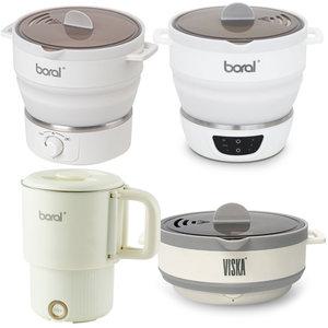 멀티포트 전기주전자 접이식 캠핑 여행 전기냄비