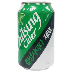 롯데 칠성 사이다 제로 업소용 355ml x 48캔 음료수
