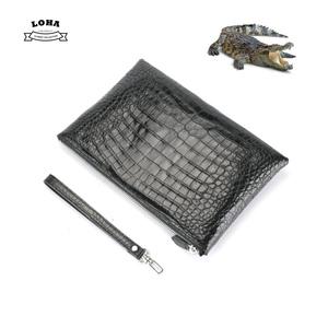 남자 천연악어가죽 클러치백 2023B