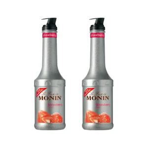 모닌 스트로베리 퓨레 스무디 1000ml 2개세트