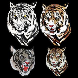 자동차 호랑이 백호 데칼 스티커 차량 차량용 스크래치 흠집 오토바이 바이크 할리 화물차 캠핑카 트럭