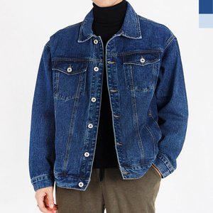 [기타]남자 기본 세미 오버핏 청자켓