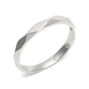 [비앤비골드] 14K/18K 반지 모던 유니크 화이트골드 금반지 NAR7901