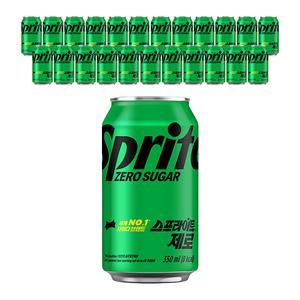 스프라이트 제로, 350ml, 24개 