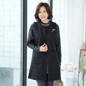 [Rosemom][엄마옷 로즈맘]미로사각포켓밍크조끼