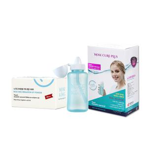 노즈큐어 플러스 성인용 코세척기 + 노즈킹 코세척분말 (100포X1개)